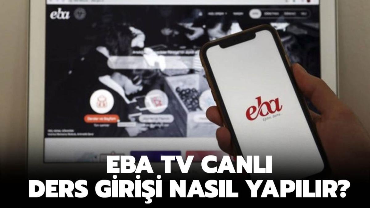 EBA canl ders nedir"