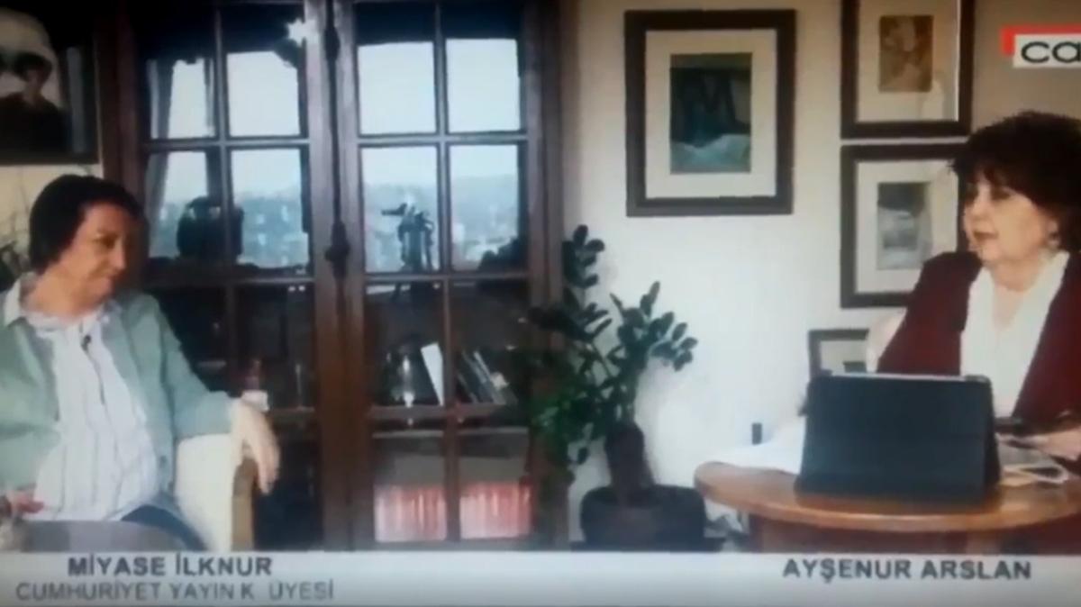 Halk TV'de Ksa alma denei anlatld, Ayenur Arslan ters ke oldu! 'Cumhuriyet Gazetesi de yararlanyor'