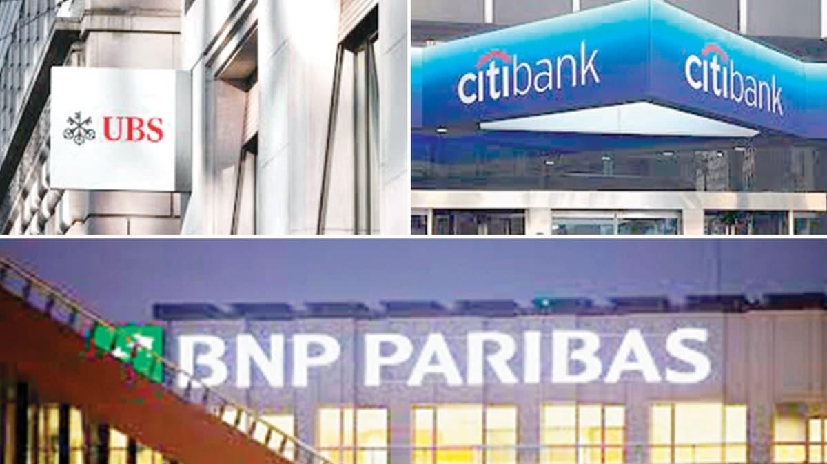 BNP Paribas, UBS ve Citibank'n sicilleri kabark