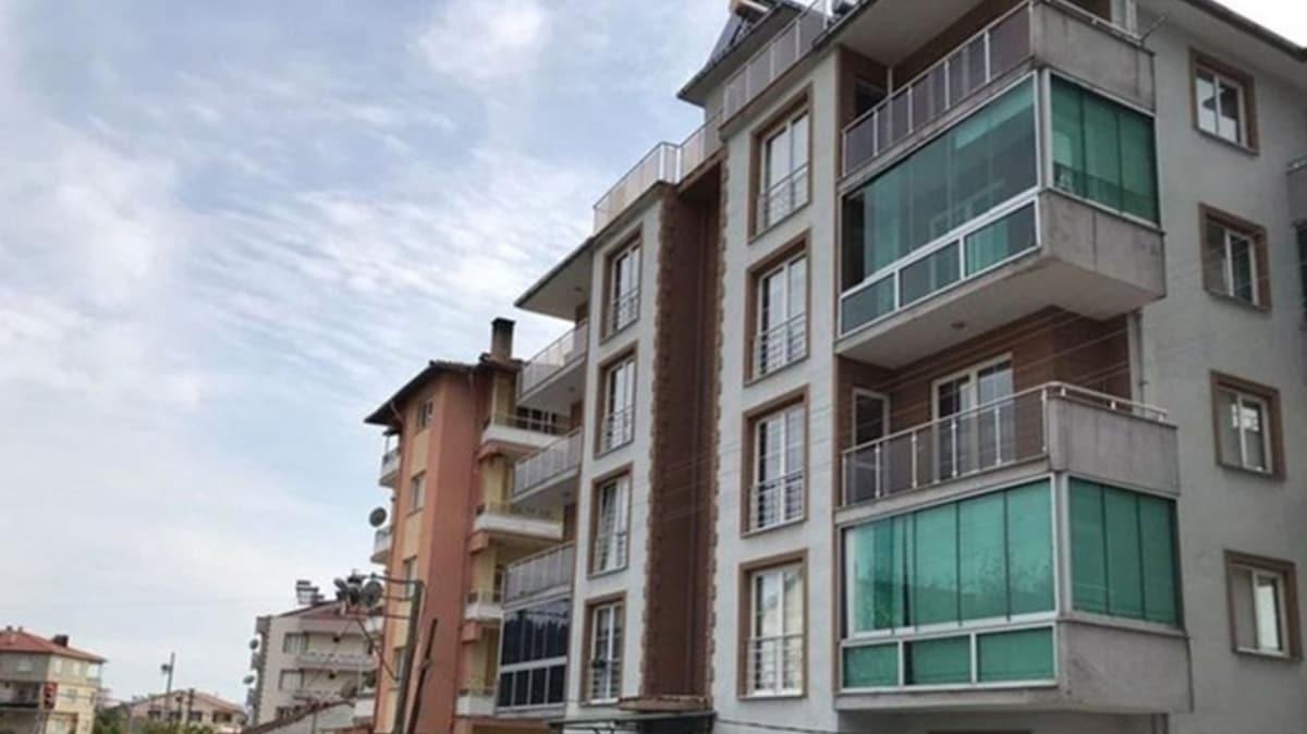 Manisa'da bir apartman karantinaya alnd