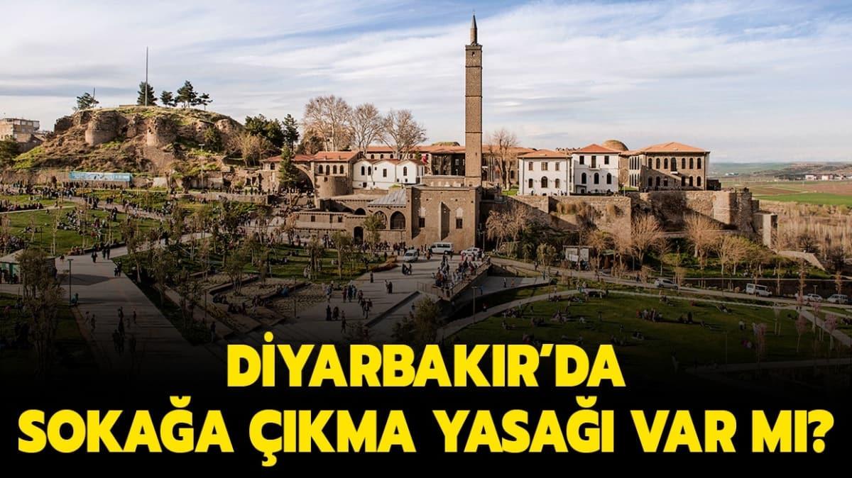Diyarbakr'da 4 gnlk sokaa kma yasa olacak m" 