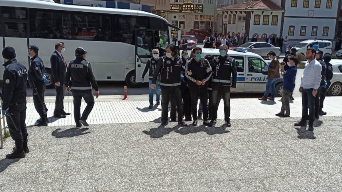 orum polisinden su rgtne operasyon: 8 tutuklama