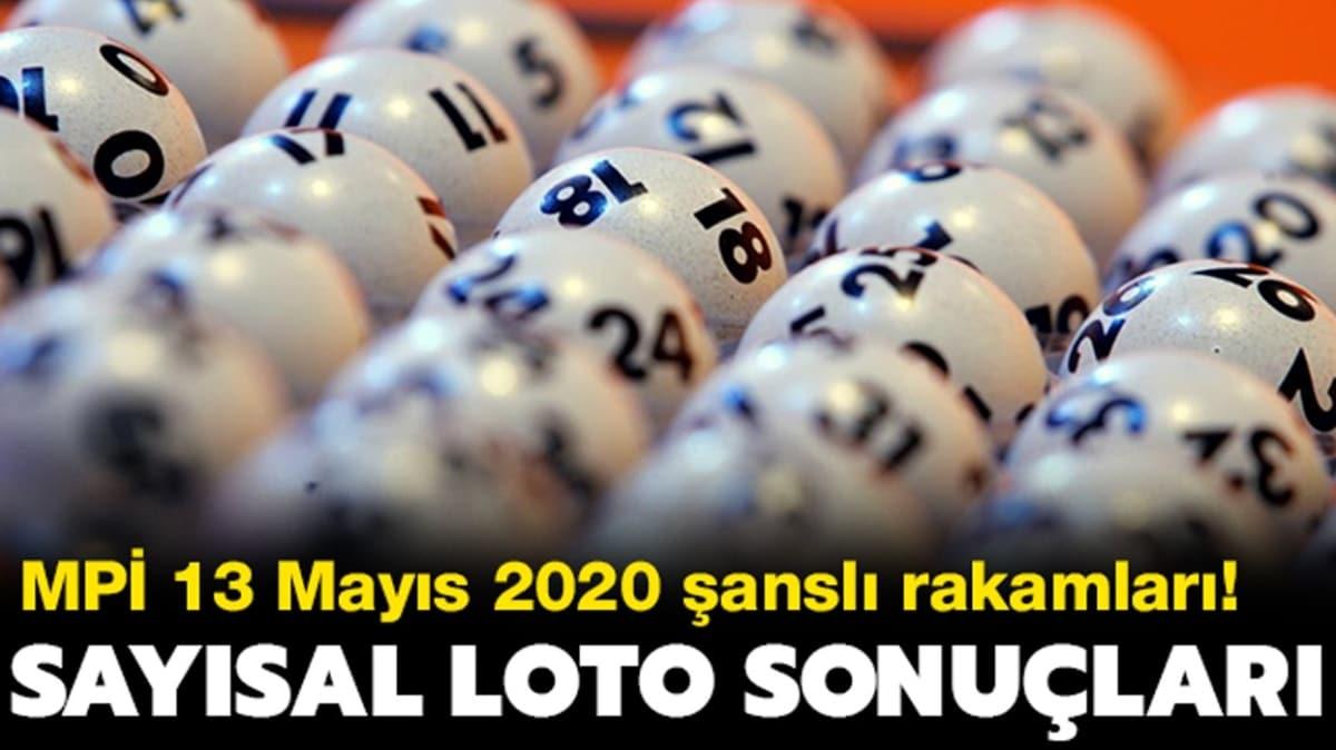 Saysal Loto sonular 13 Mays 2020