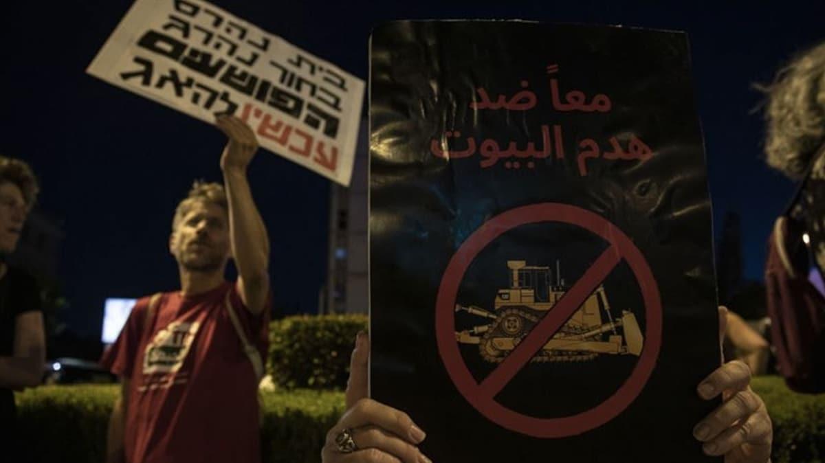 srailli aktivistler 'ilhak' plann protesto ettiler