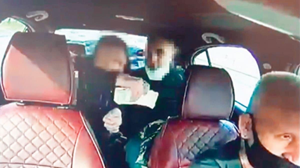 Rus yankesiciler taksi kamerasna yakaland! 200 bin liray byle paylatlar