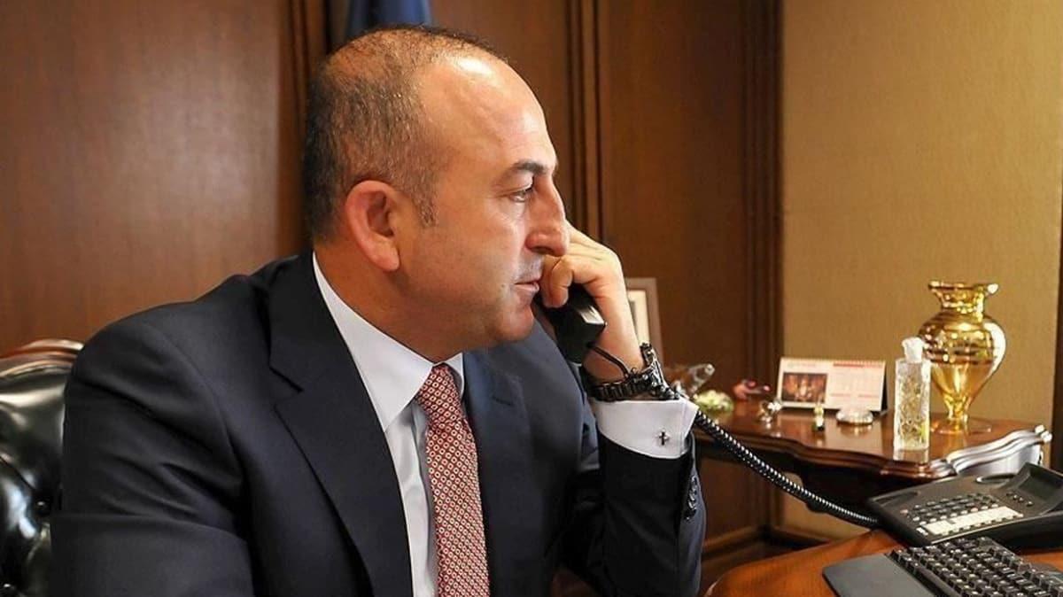 Bakan avuolu, FK Genel Sekreteri ile telefonda grt