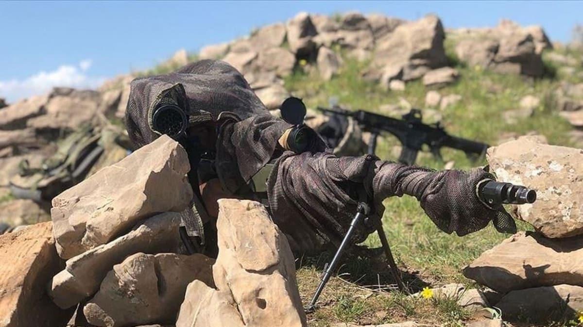 Frat Kalkan blgesinde 2 PKK/YPG'li terrist etkisiz hale getirildi