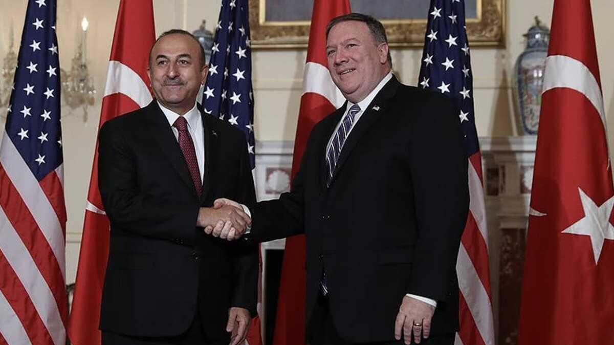 Bakan avuolu ile ABD'li mevkida Pompeo grt