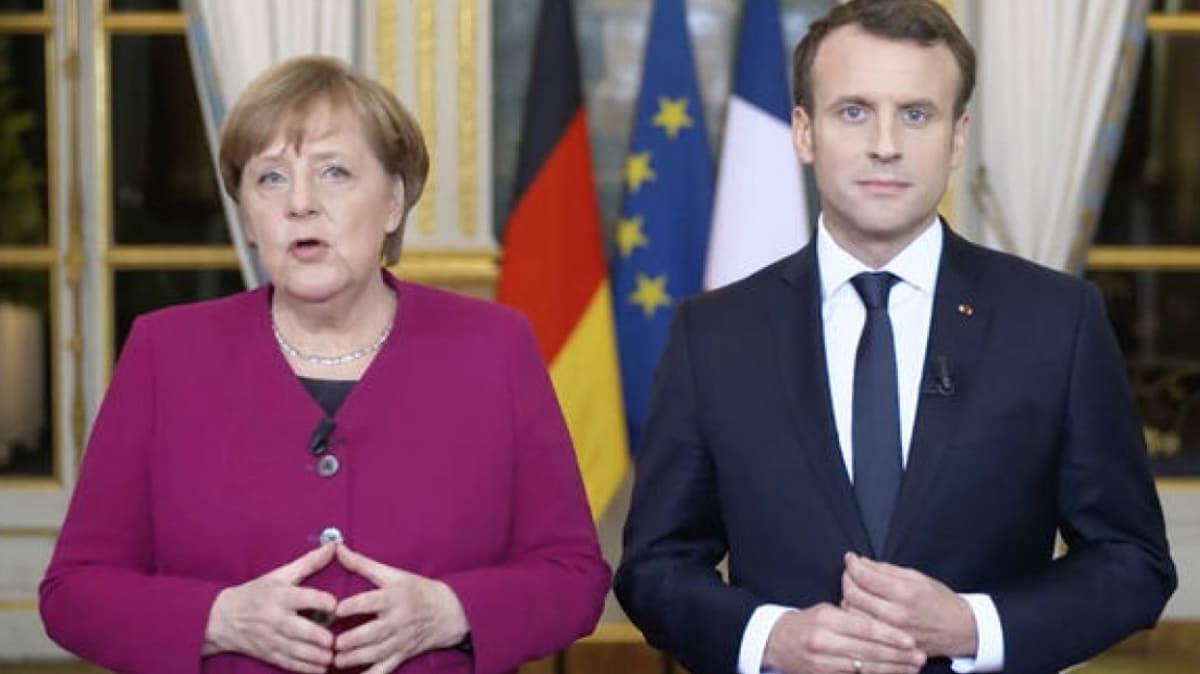 Merkel ve Macron'dan kriz sonras 500 milyar Euroluk dev hamle