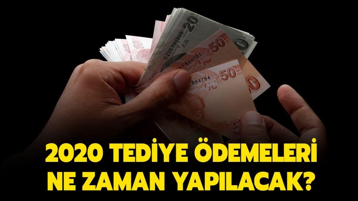 2020 ii tediye deme tarihleri