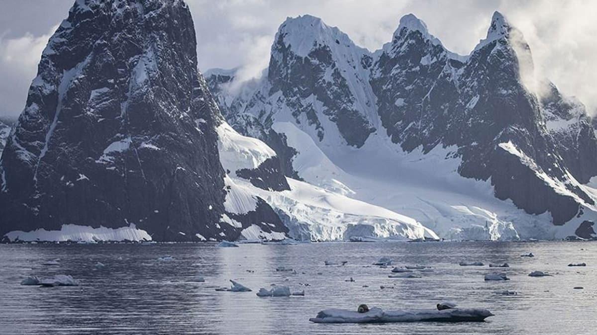 Yeni bir ekosistemin balangc olabilir! Antarktika'da eriyen kar yzeyinde yosun rtleri ortaya kt