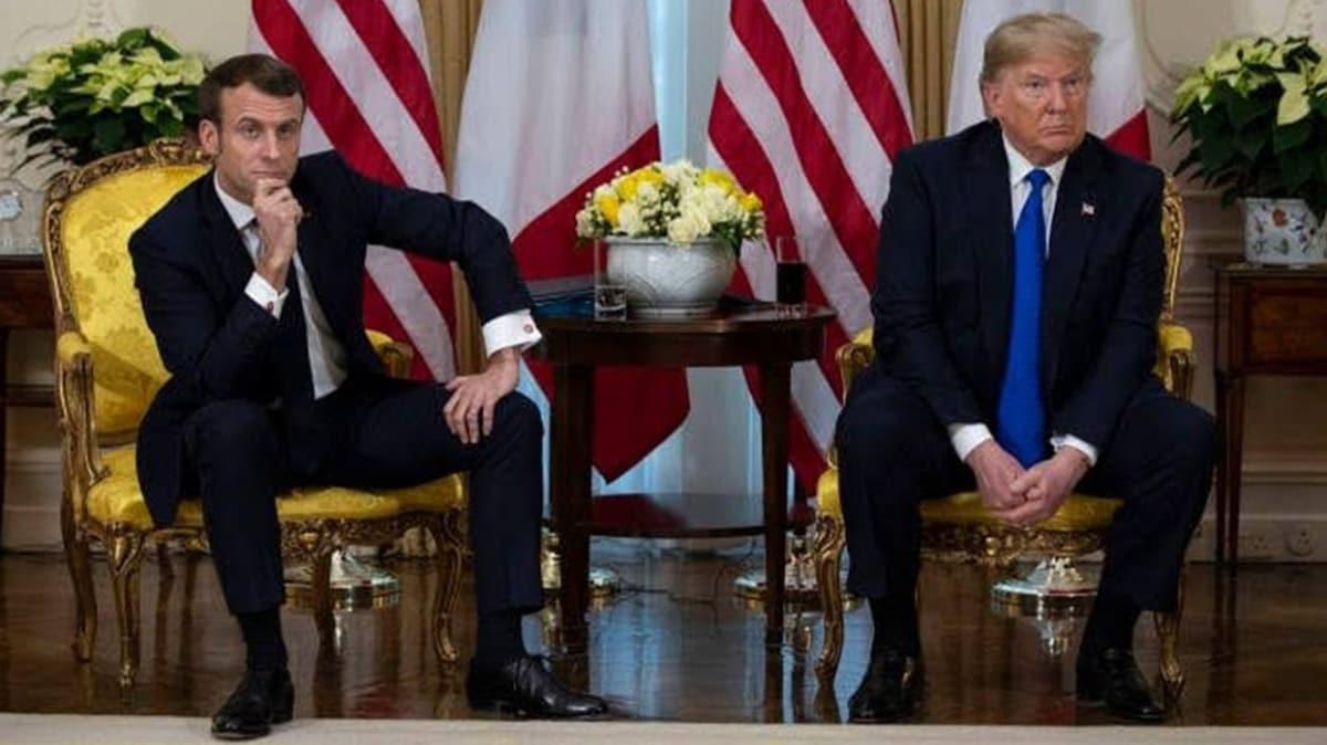 Trump ve Macron Libya'ya seslendi: Bir an nce durdurun