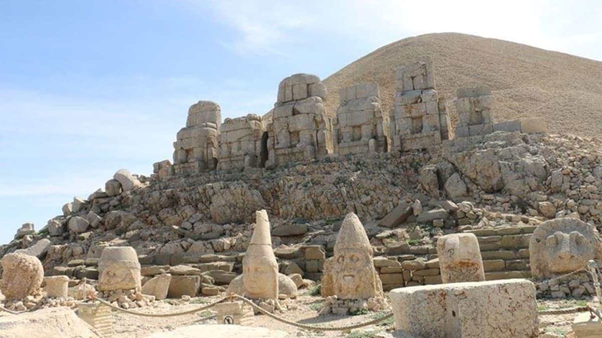 UNESCO Dnya Miras Listesi'ndeki Nemrut Da'nda Kovid-19 sessizlii