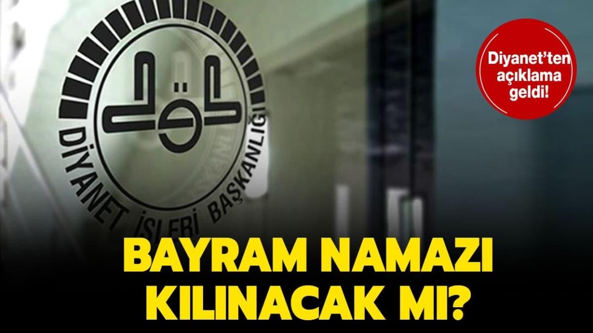 Diyanet'ten Bayram Namaz aklamas! 