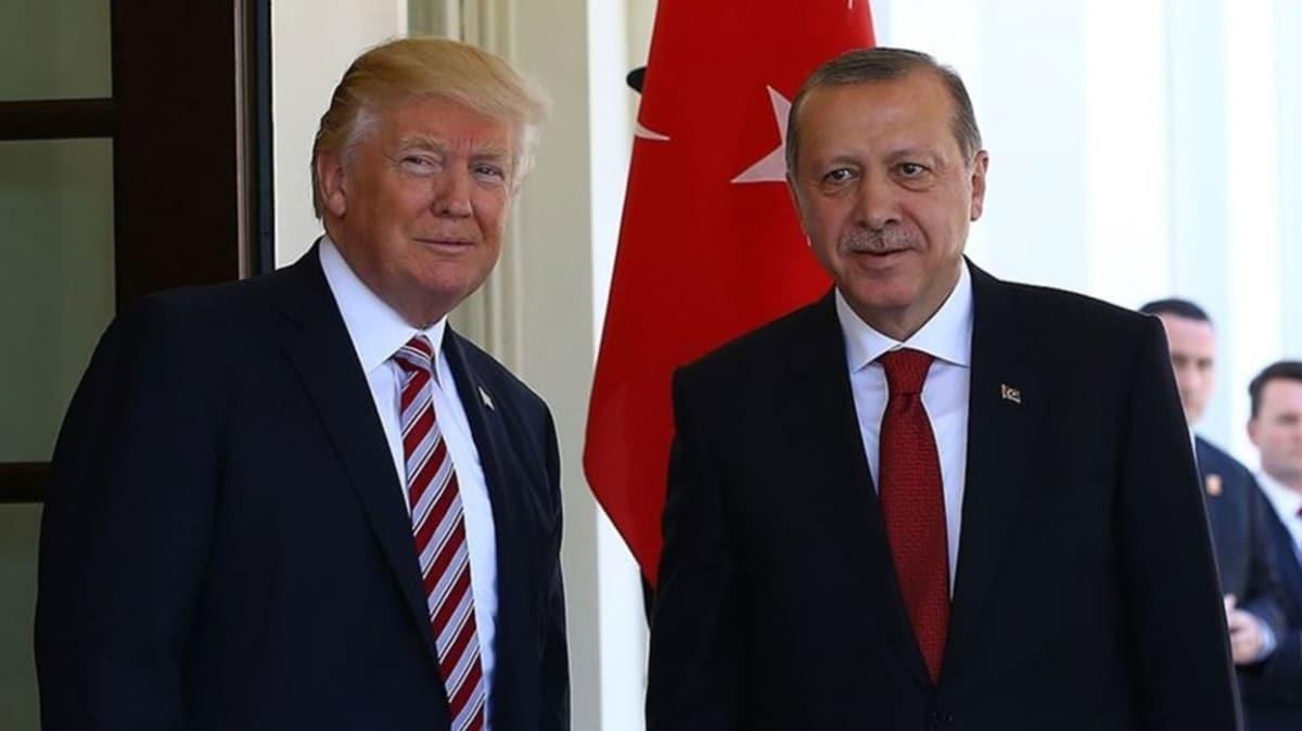 Bakan Erdoan, ABD Bakan Trump ile grt