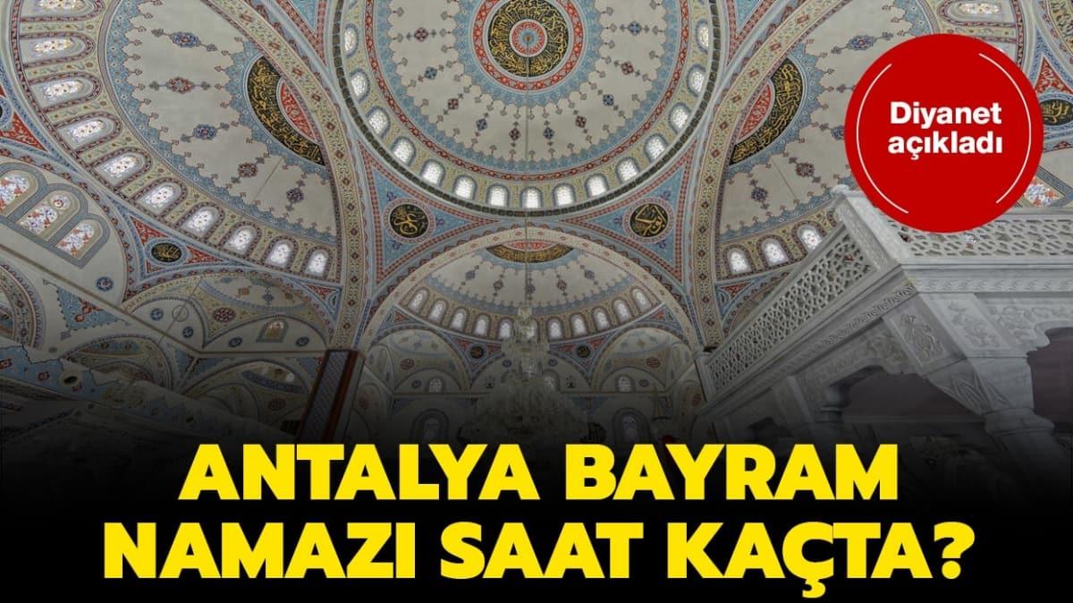 Antalya Ramazan Bayram namaz ve kuluk vakti! 2020 Antalya bayram namaz saat kata"