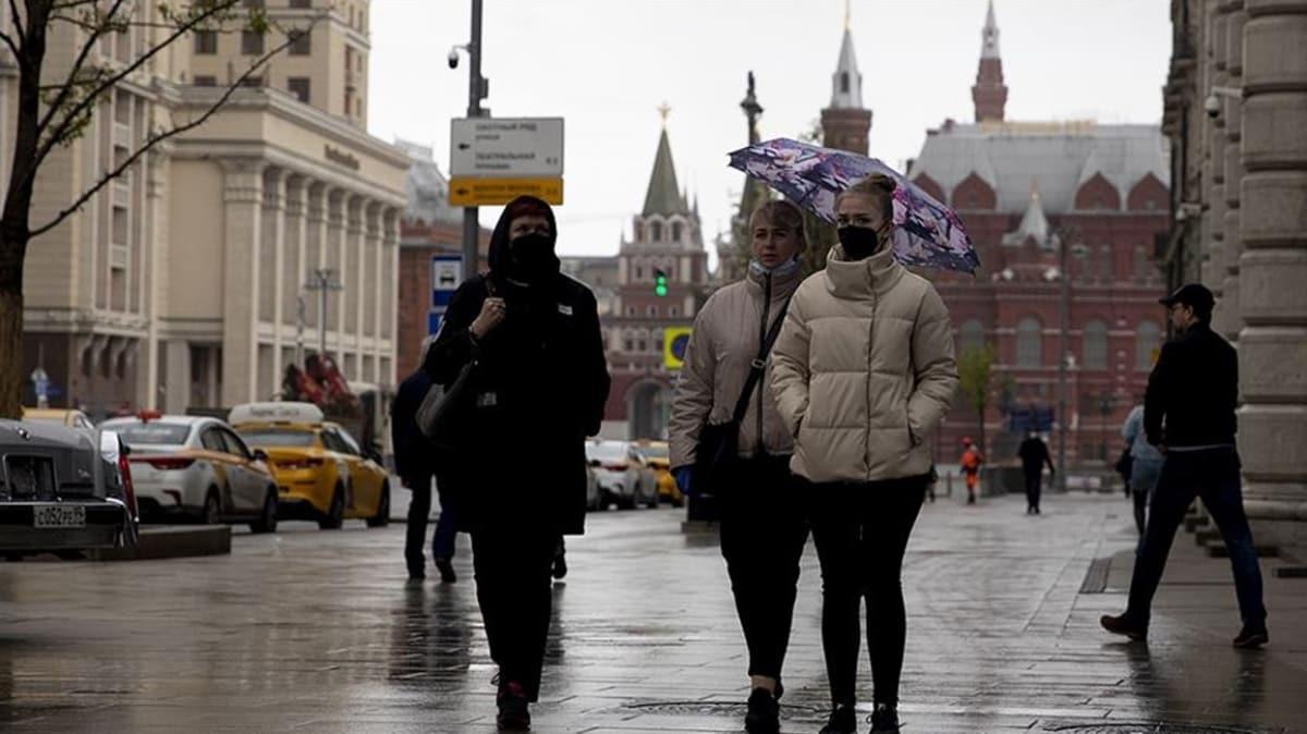Rusya'da koronavirs vaka says 344 bini geti