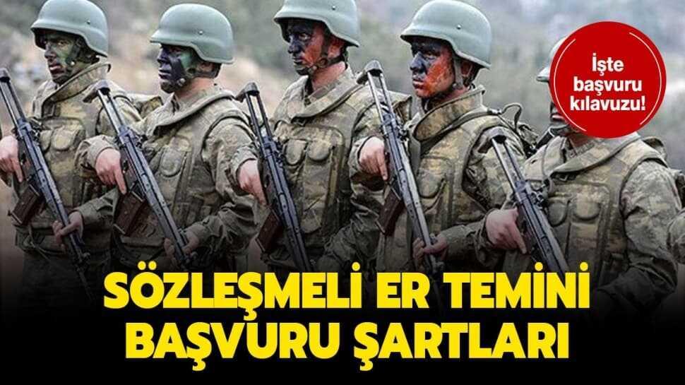 Kara Kuvvetleri sözleşmeli er alımı şartları neler" Kara Kuvvetleri sözleşmeli er alımı yapıyor!