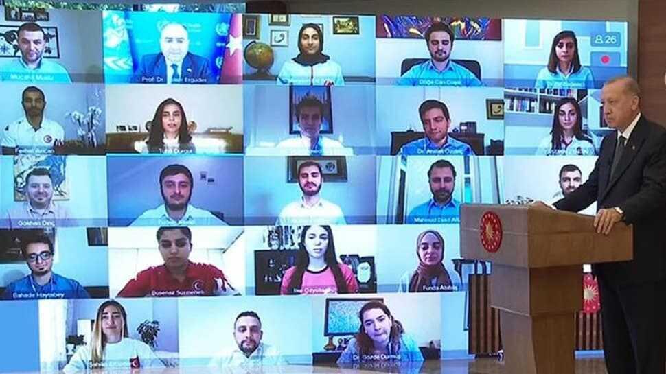 Başkan Erdoğan, 31 Mayıs Dünya Tütünsüz Günü'nde videokonferans ile gençlerle buluştu