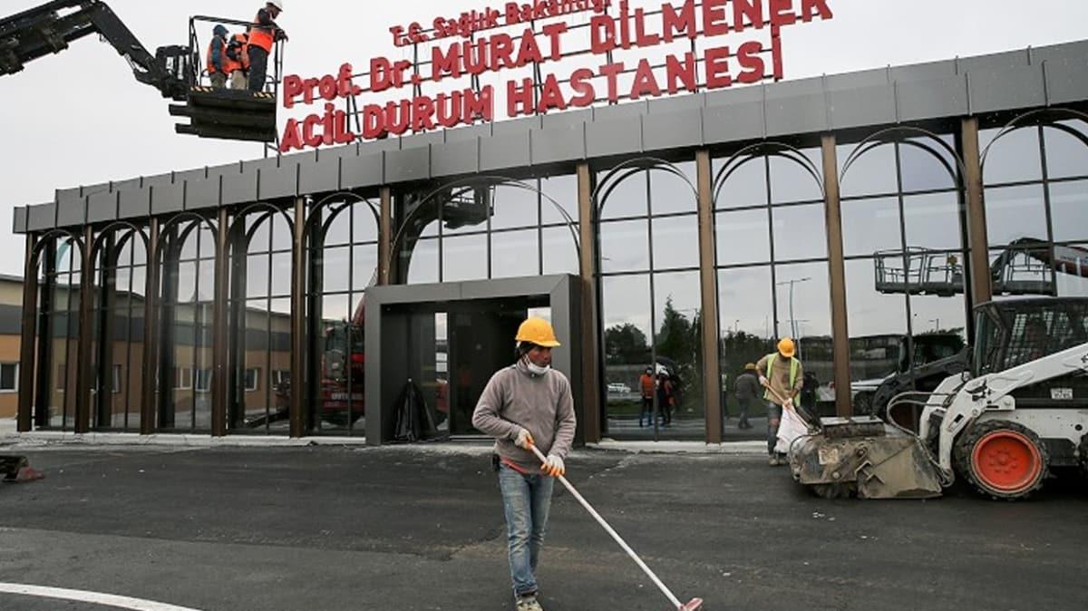 Bakan Koca duyurdu... Prof. Dr. Murat Dilmener Acil Durum Hastanesi alyor