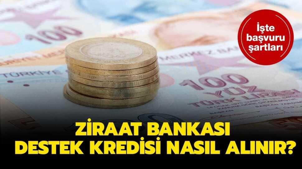 Ziraat Bankası 6 ay ödemesiz kredi şartları nedir" Ziraat Bankası destek kredisi başvurusu nasıl yapılır"