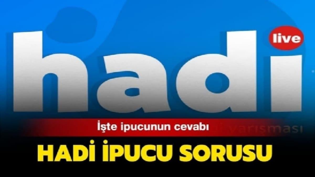 1 Haziran 12:30 HAD ipucu cevab burada!