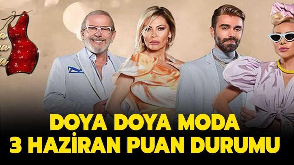 Doya Doya Moda gün birincisi ve sonuncusu kim oldu" Doya Doya Moda 3 Haziran puan durumu tablosu!