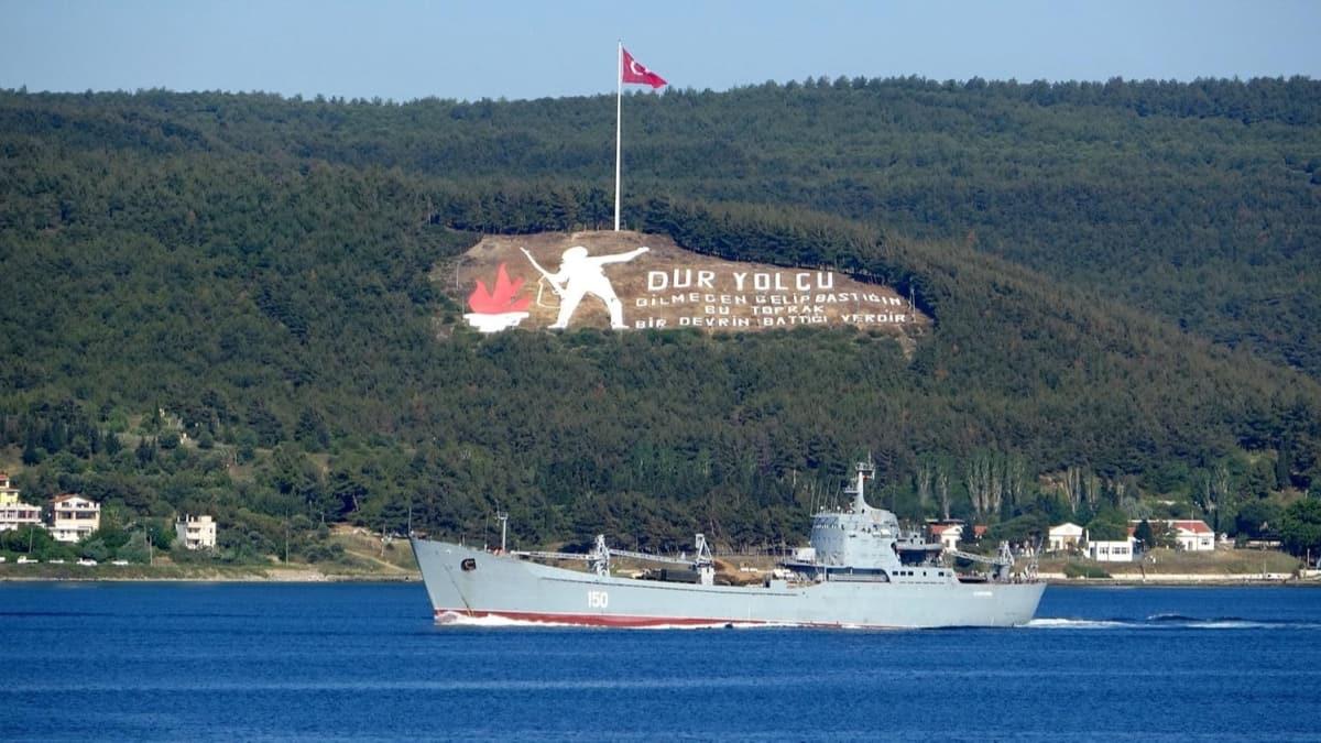 Rus sava gemisi 'Saratov', Akdeniz'e iniyor