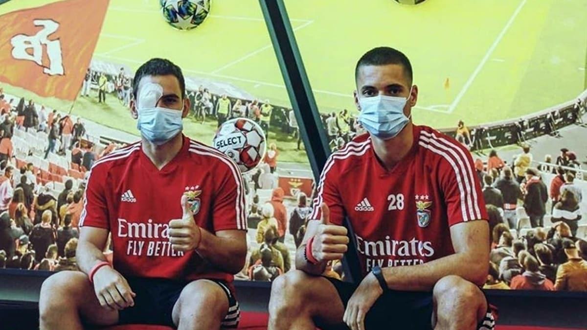 Benfical taraftarlardan teknik direktr ve futbolculara tehdit