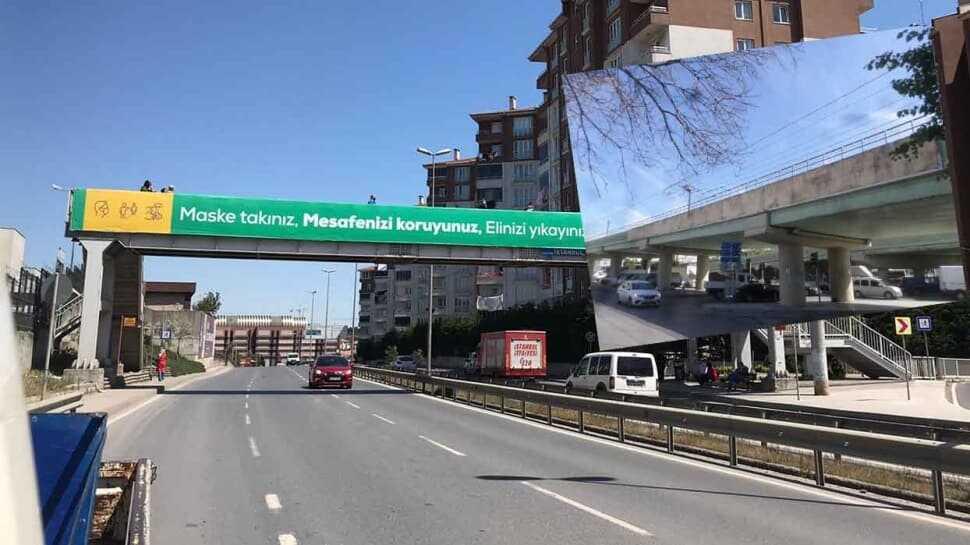 İBB, Esenler Belediyesi'nin koronavirüs afişlerini söktü