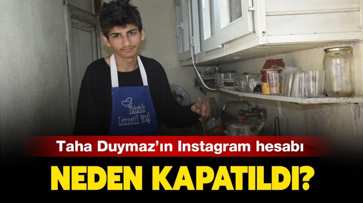 Taha Duymaz'n hesab neden kapatld" Taha Duymaz'dan Instagram hesabna ilikin aklama geldi!