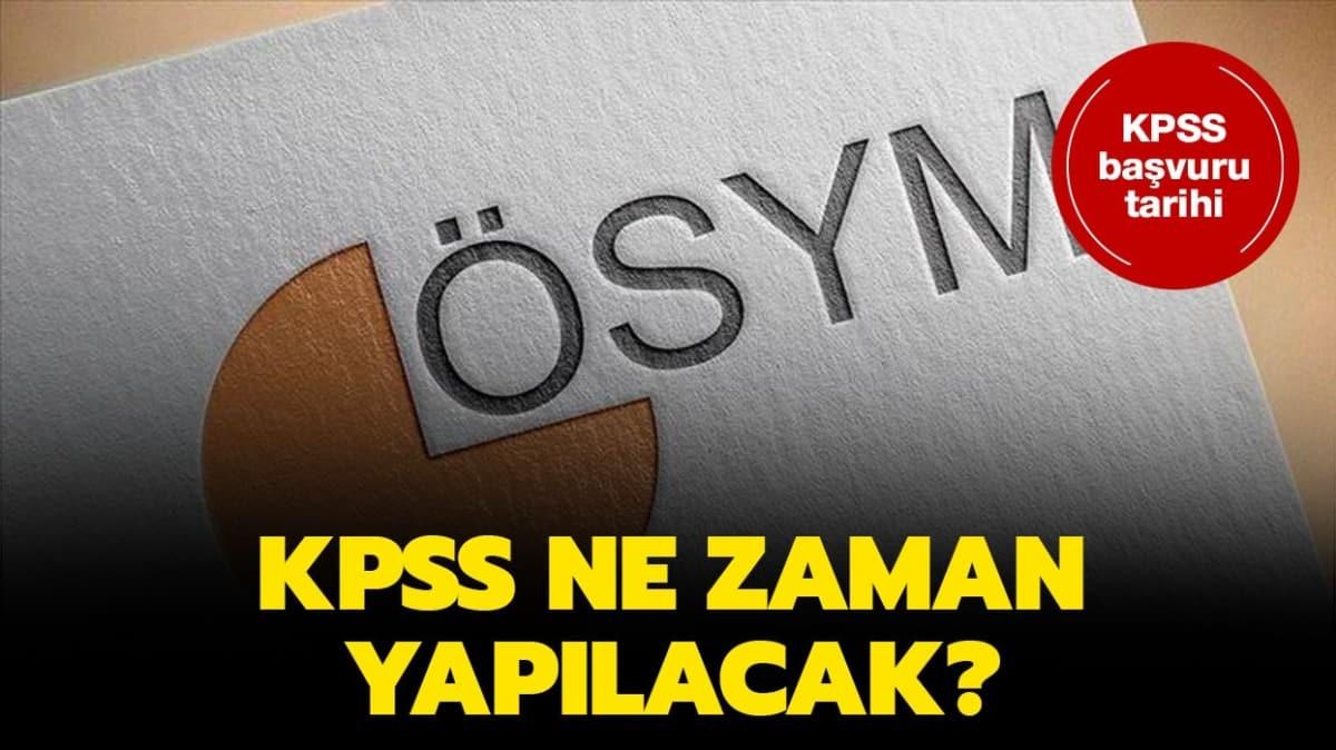 KPSS bavurular hangi tarihte" 