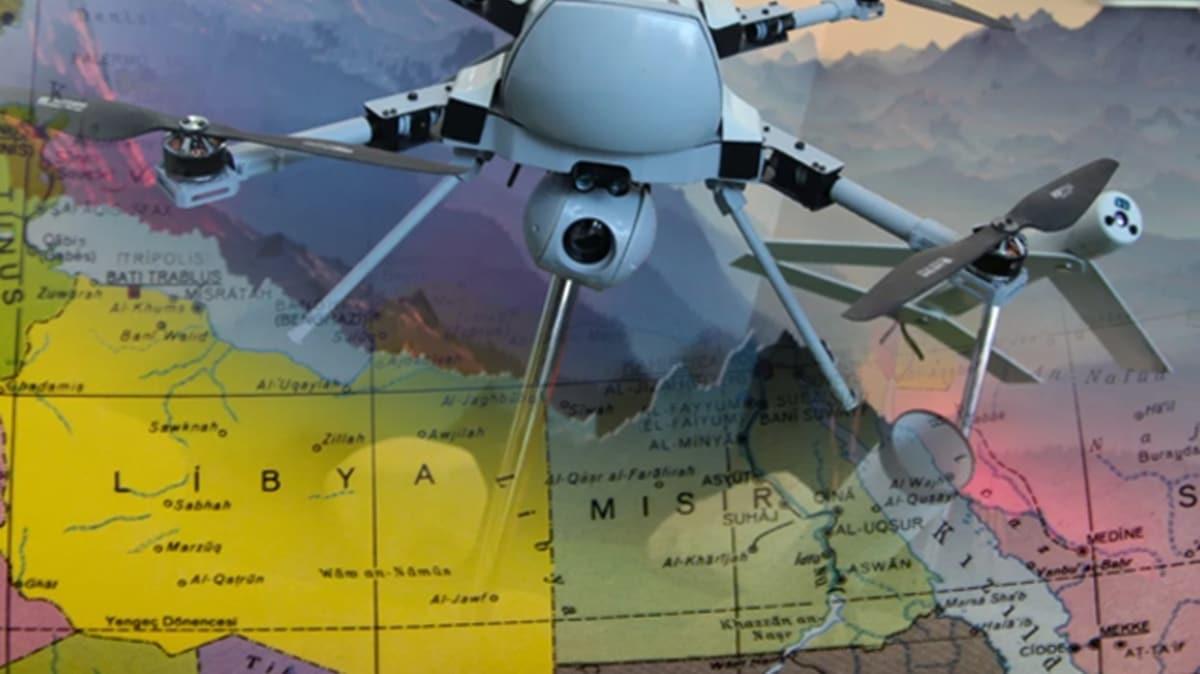 Libya ordusu darbeci Hafter militanlarn kamikaze drone ile vuruyor