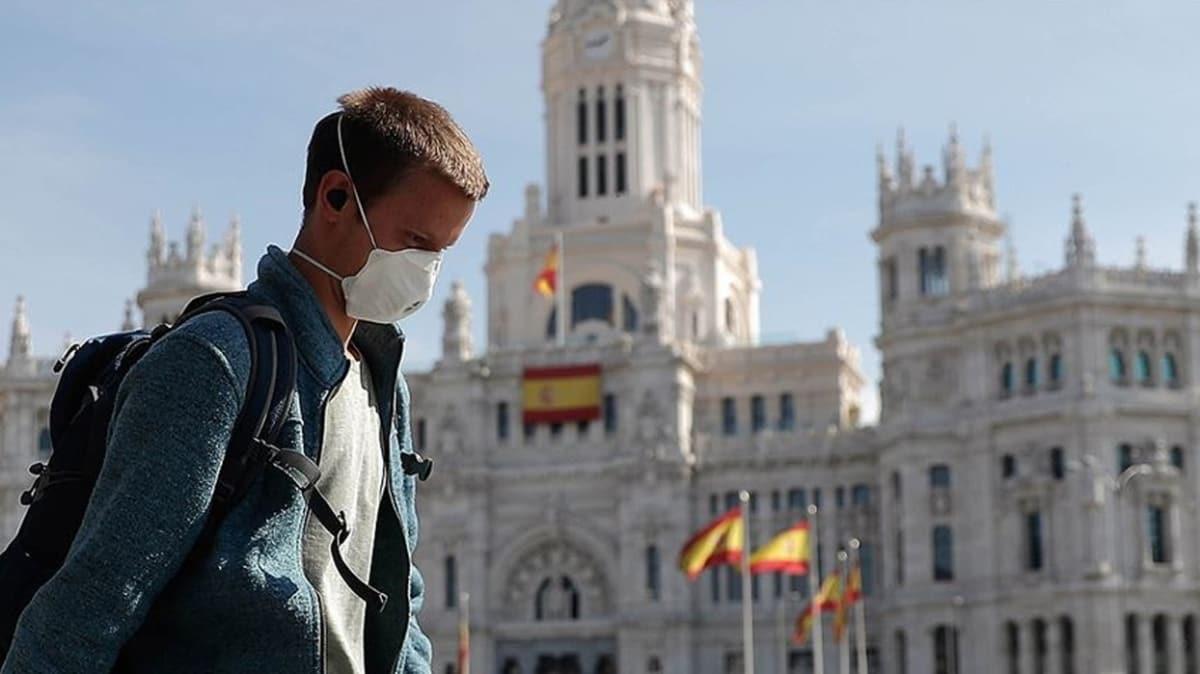 spanya'da koronavirs nedeniyle son bir haftada 27 kii ld