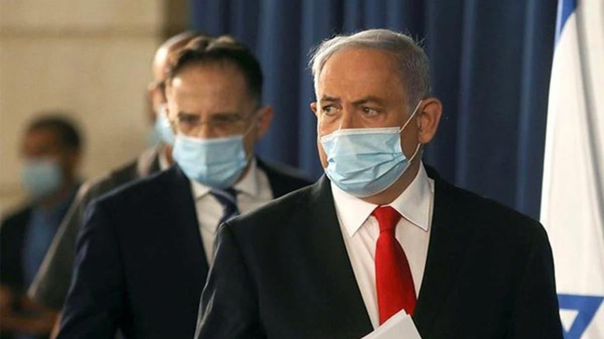 Netanyahu buz kesti! Yakn korumalarnda koronavirs kt