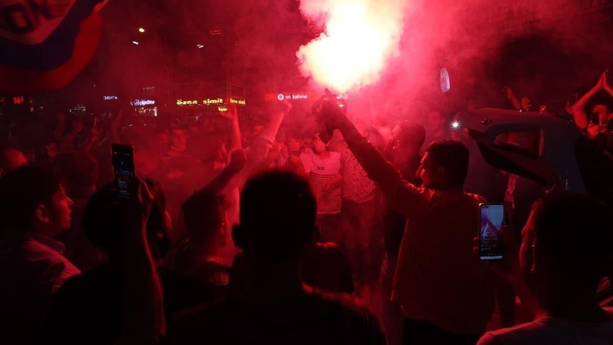 Trabzonspor zaferi kutluyor