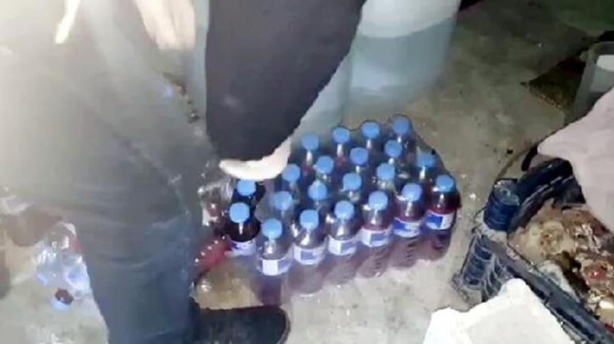 Gaziantep'te 1 ton 330 litre etil alkol ve 516 ie sahte iki ele geirildi