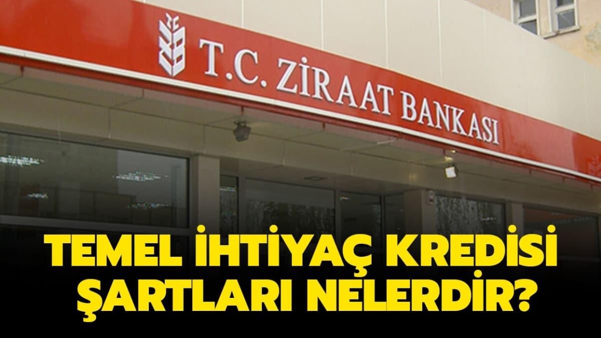 Ziraat Bankas destek kredisi nasl alnr" Ziraat Bankas ihtiya kredisi bavuru artlar ne"