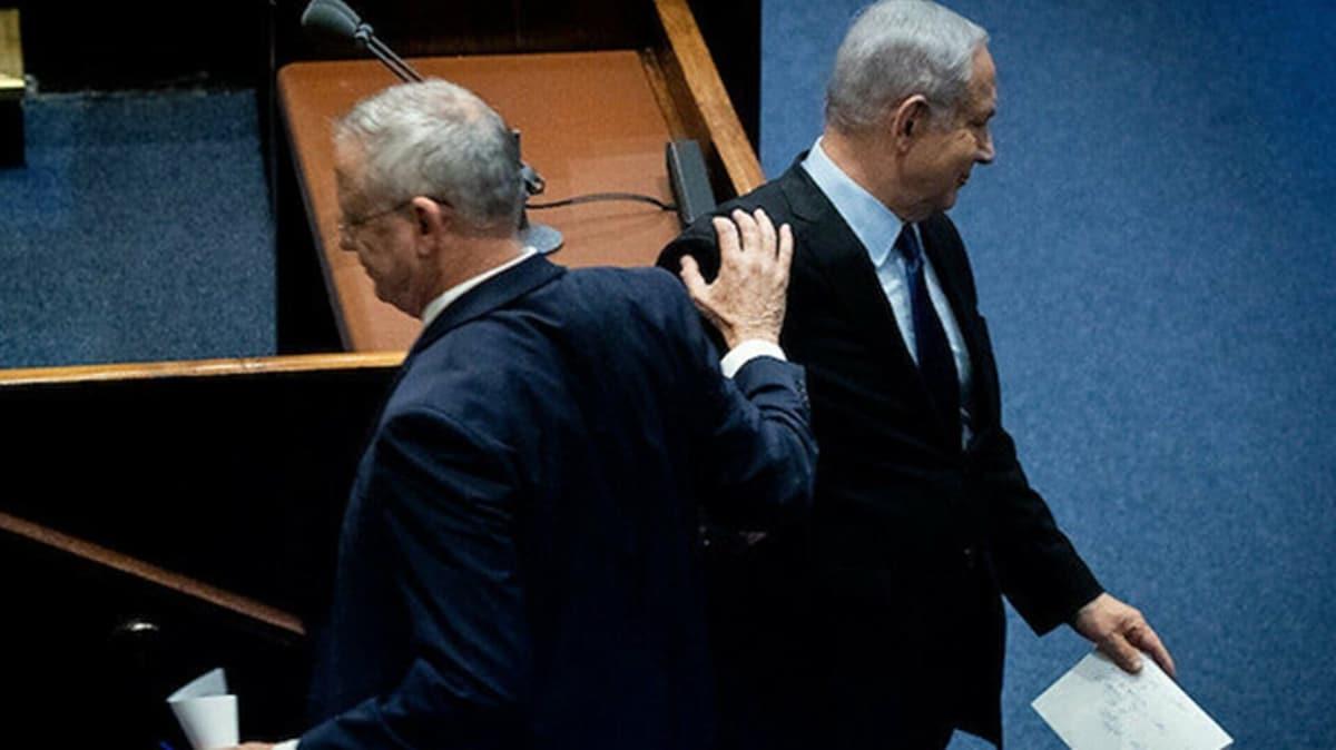 Netanyahu'dan koalisyon orta ve Savunma Bakan Gantz'a rest: Ya ilhaka destek ver ya da hkmeti feshedelim