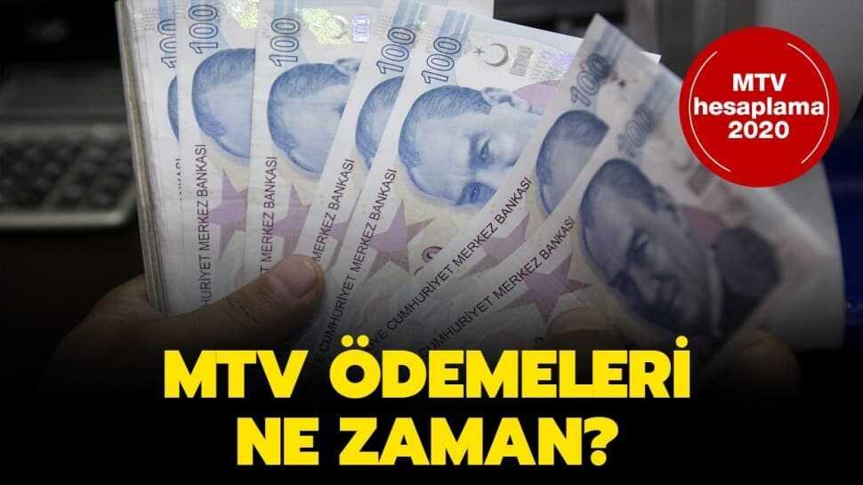 MTV ödemeleri son gün tarihi nedir"