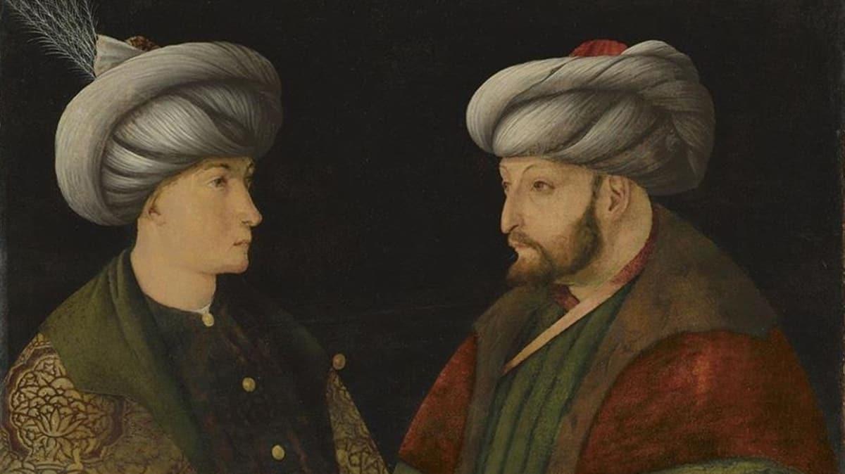 Fatih Sultan Mehmet'in portresi stanbul'a dnyor