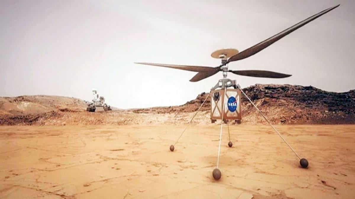 Mars'a helikopter gndermek iin geri saym