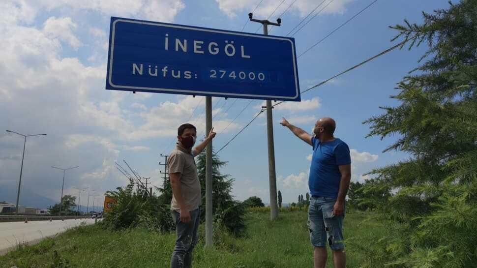 İnegöl'de nüfus tabelalarındaki fark herkesi şaşırttı: Bu kadar insan nereye gitti