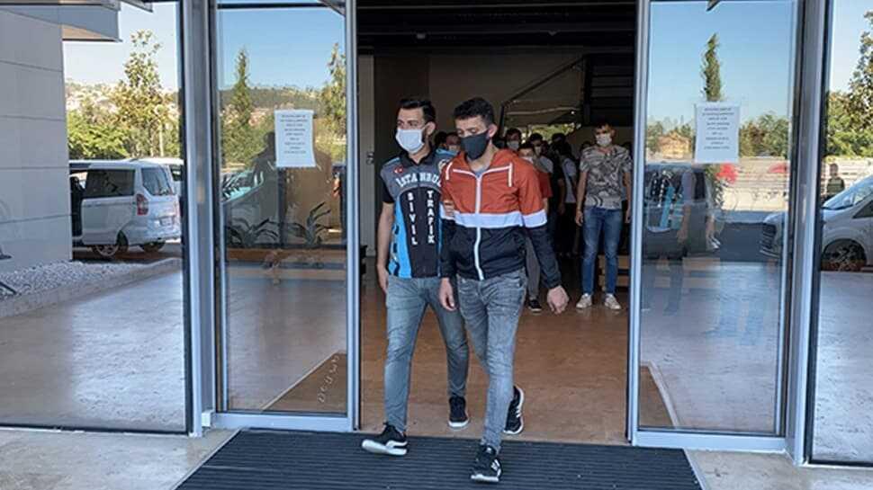 Asker uğurlamasında terör estiren 14 maganda yakalandı