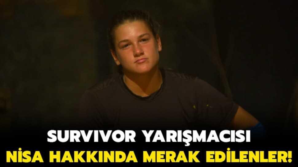Survivor'da elenen Nisa Bölükbaşı kimdir" Survivor Nisa kaç yaşında ve nereli" İşte merak edilenler...