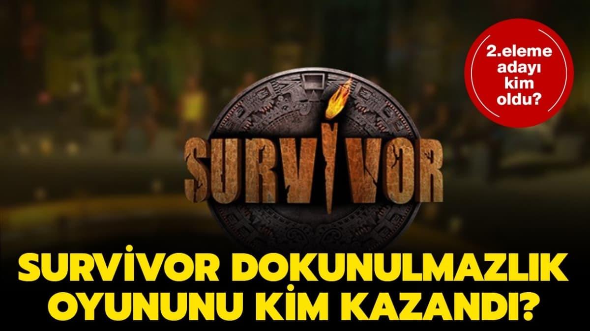 Survivor 2. eleme aday belli oldu! 28 Haziran 2020 Survivor dokunulmazl oyunun kim kazand"