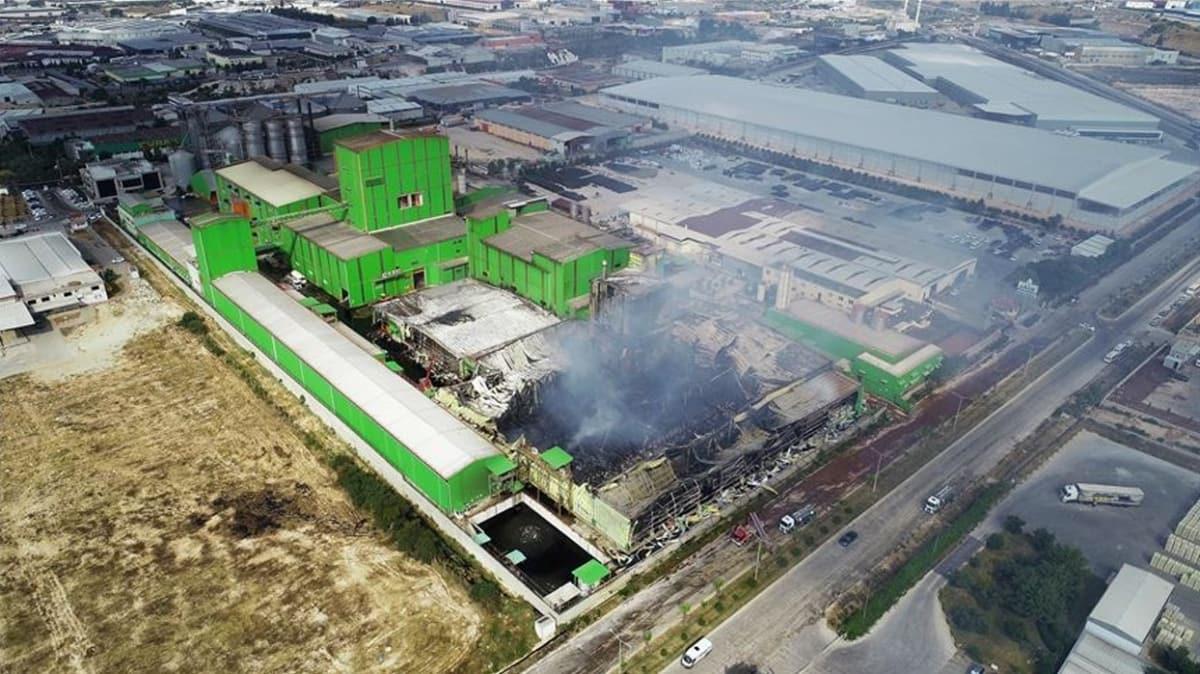 Adana'daki fabrika yangn sndrld