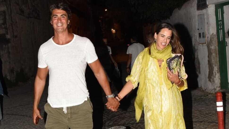İbrahim Kutluay ve Edvina Sponza tatil sezonunu açtı! Baş başa yemek