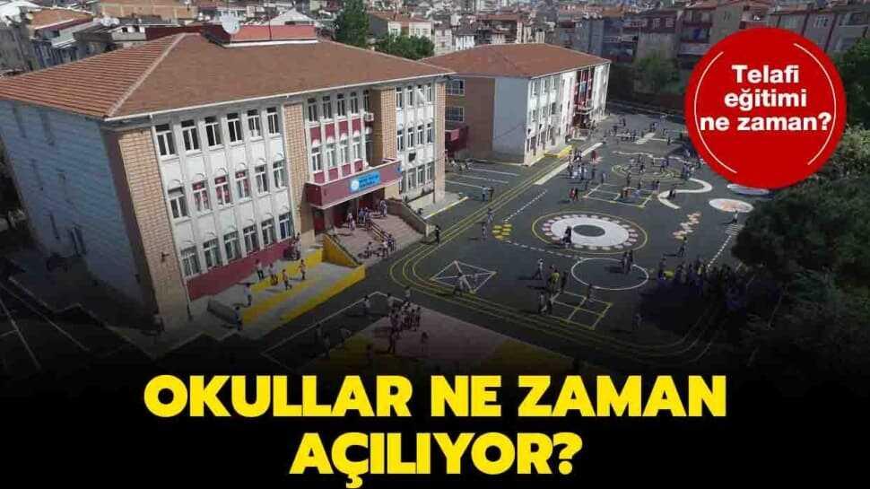 MEB Okullar ne zaman açılacak" Okulların açılış tarihi 2020 belli oldu mu"