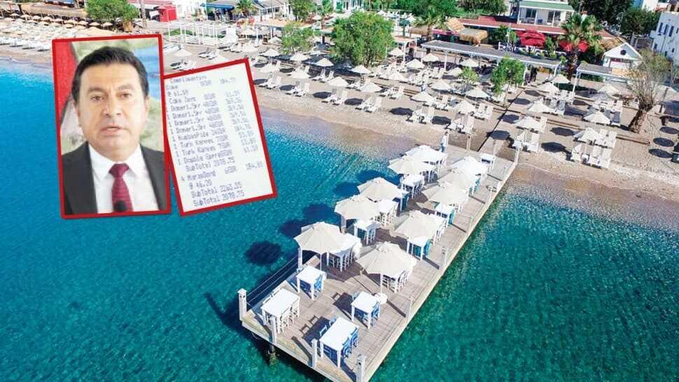 370 TL'lik döneri savunmuştu... Başkan'ın ‘beach'i varmış!